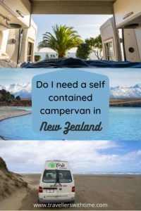 Trying to decide whether you need a self contained campervan when you're in New Zealand? Here is our complete guide to self containment including why you would need a self contained camper, what makes a van self contained, and the pro's and con's of self containment #newzealand #campervan #travel