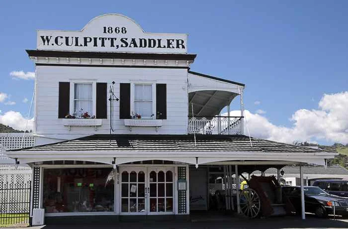 A saddalry in the old town of Thames, Coromandel Peninsula