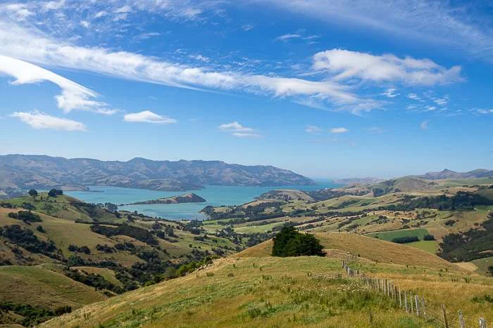 New Zealand Self Drive Itinerary South Island views from the road at Kaikoura