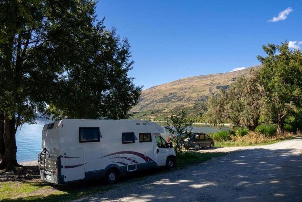 Campervan parking places in New Zealand