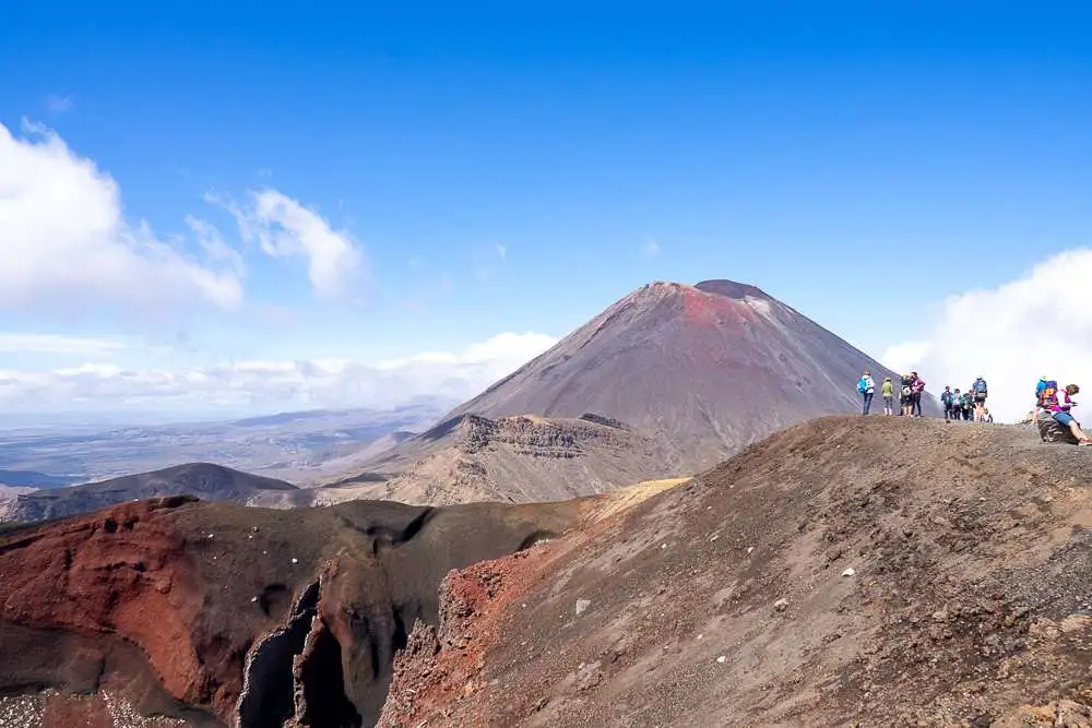 The Red Crater along the Tongariro Crossing, New Zealand travel tips