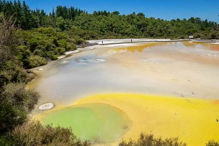 Champagne Lake at Waiotapu Volcanic Valley